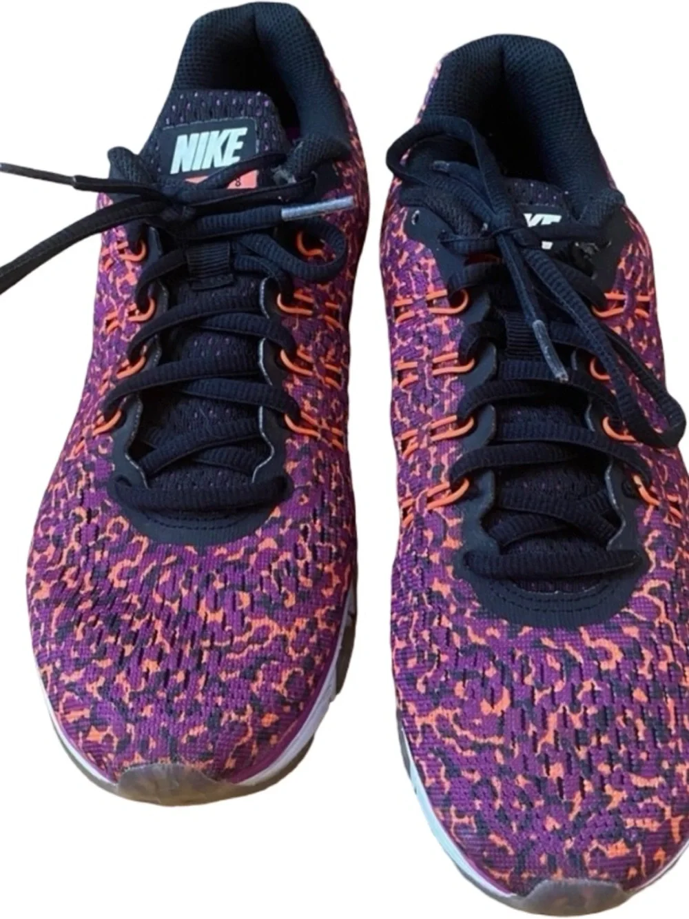Nike Air Max Tailwind 8 Women’s Running Shoes Purple Orange Black Size 7